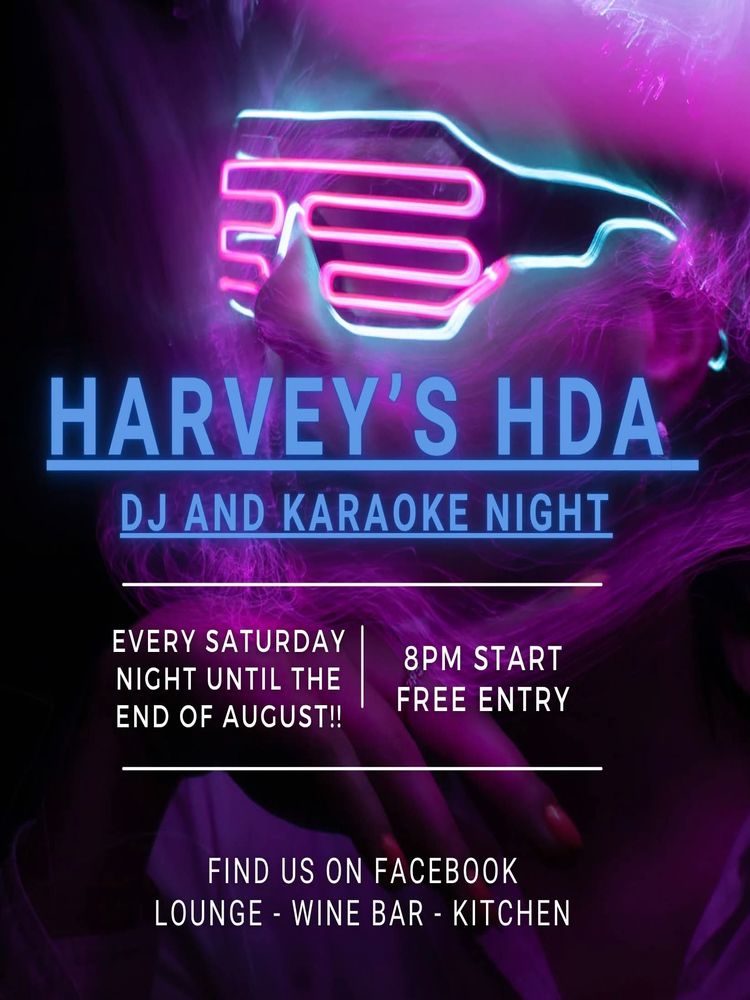 Poster for DJ and Karaoke