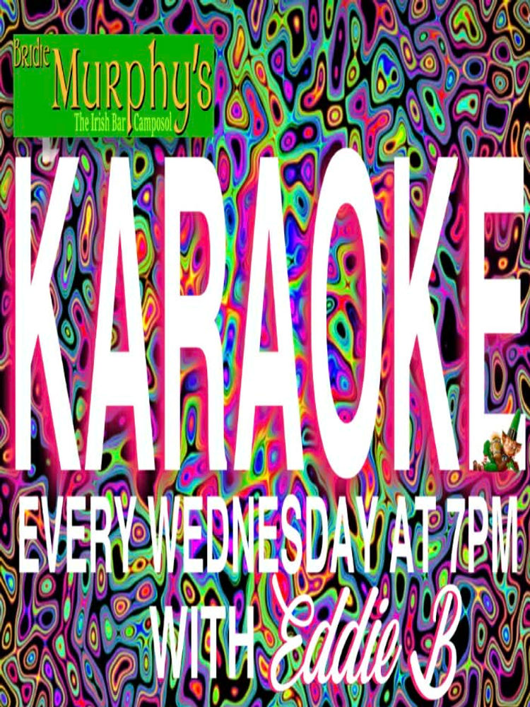 Poster for Karaoke with Eddie B