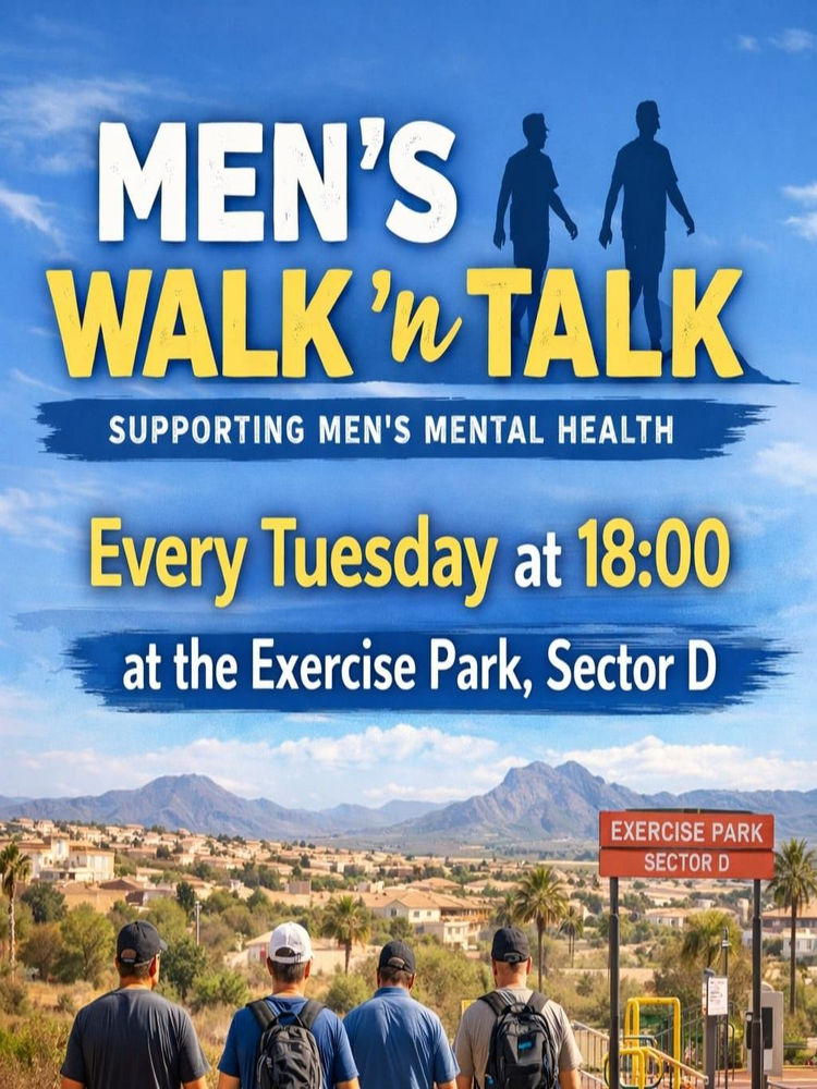 Poster for Men's Walk ´n Talk Group