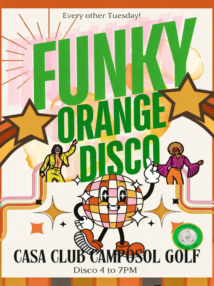 Poster for Funky Orange Disco