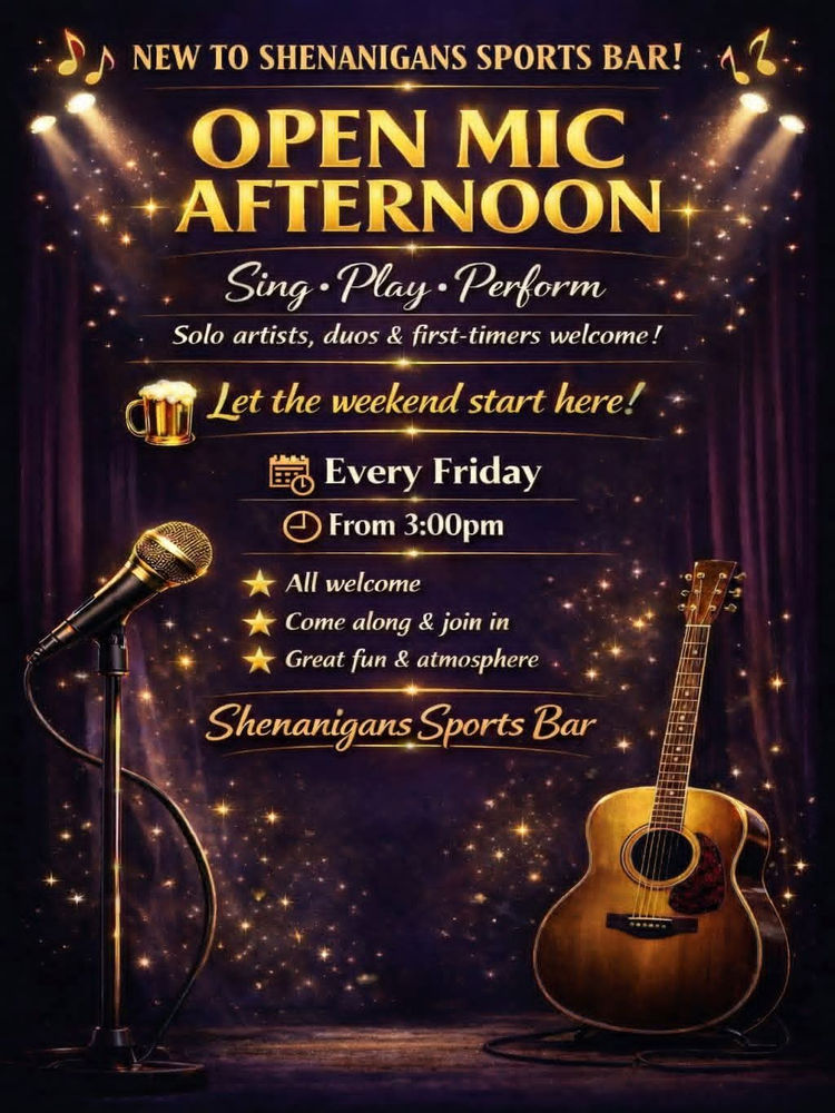 Poster for Open Mic Afternoon