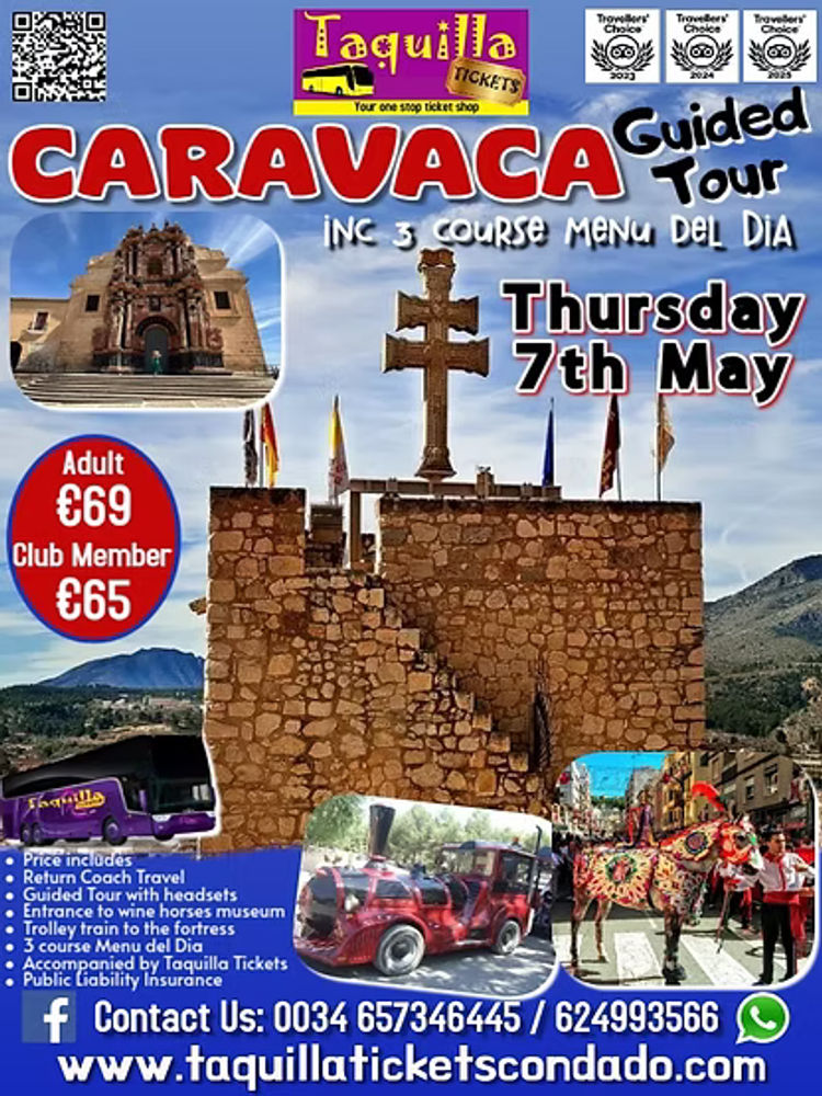 Poster for Caravaca Guided Tour
