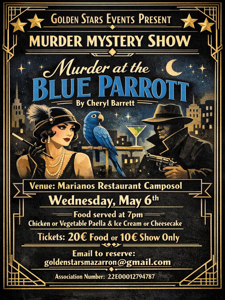 Poster for Murder At The Blue Parrott
