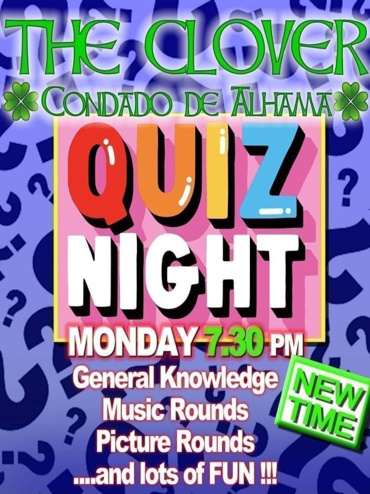 Poster for Quiz Night