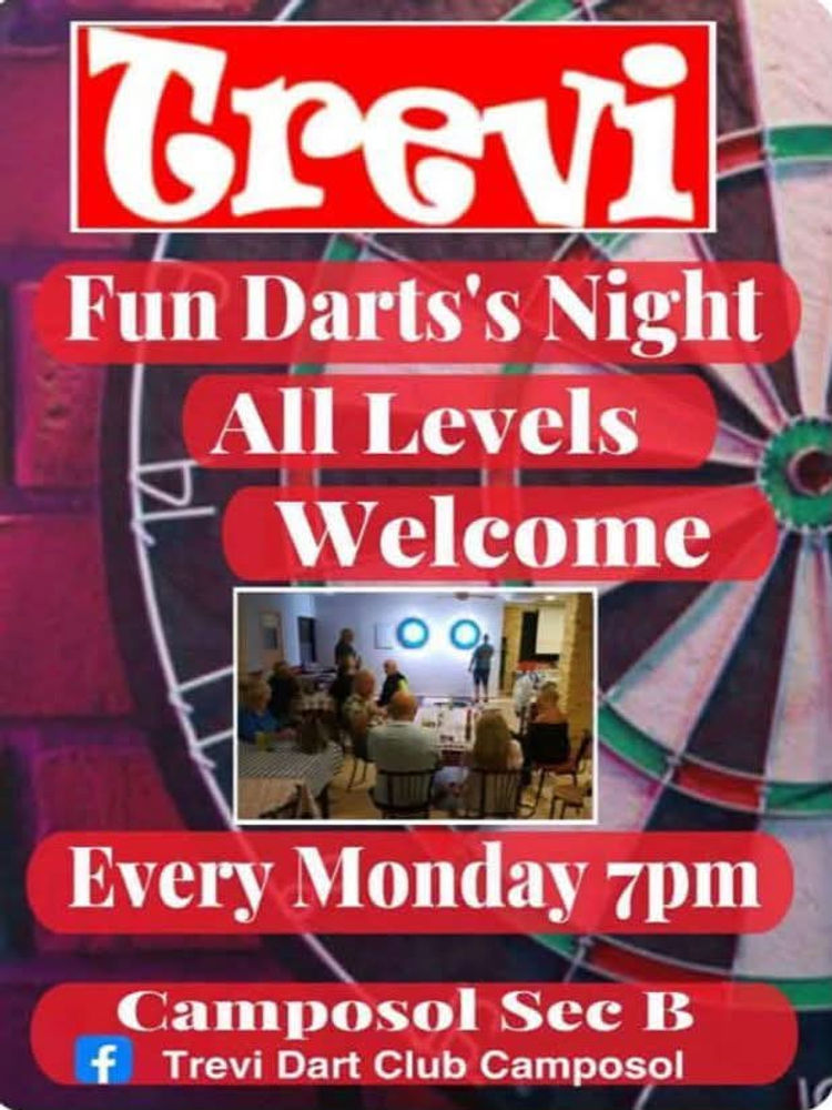 Poster for Fun Darts Night