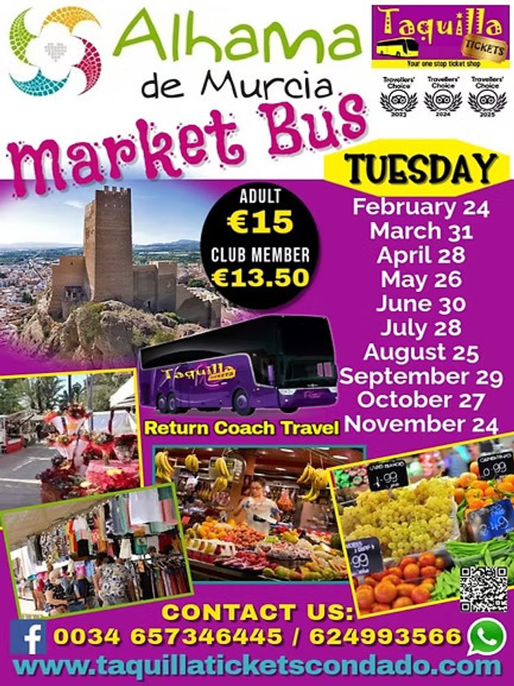 Poster for Alhama Market Bus
