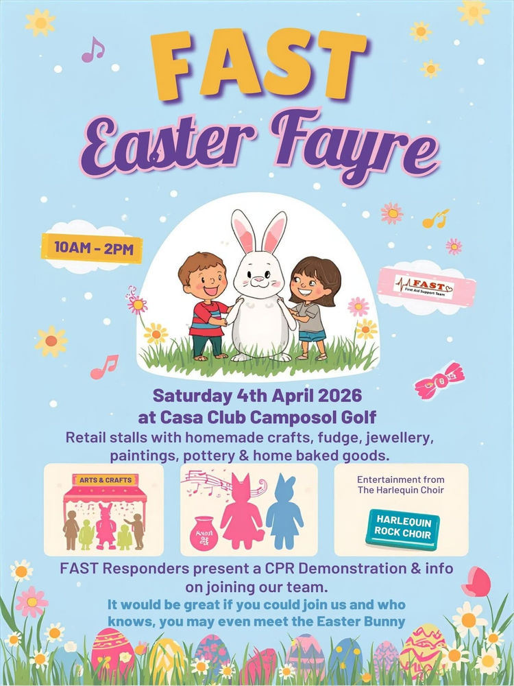 Poster for F. A. S. T. Easter Fayre