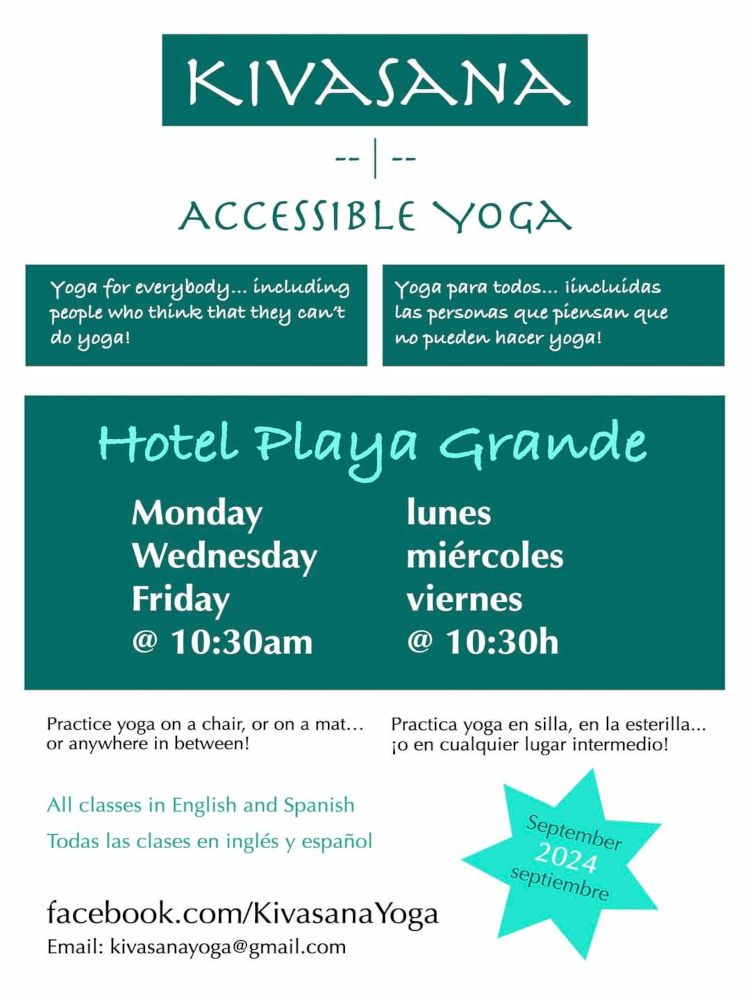 Poster for Accessible Yoga