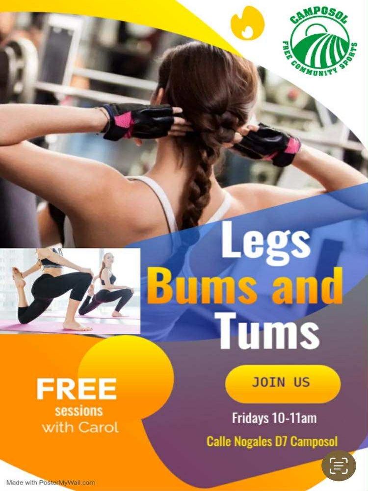 Poster for Legs, Bums and Tums