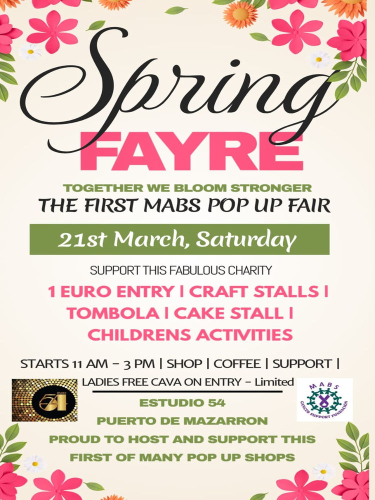 Poster for Spring Fayre