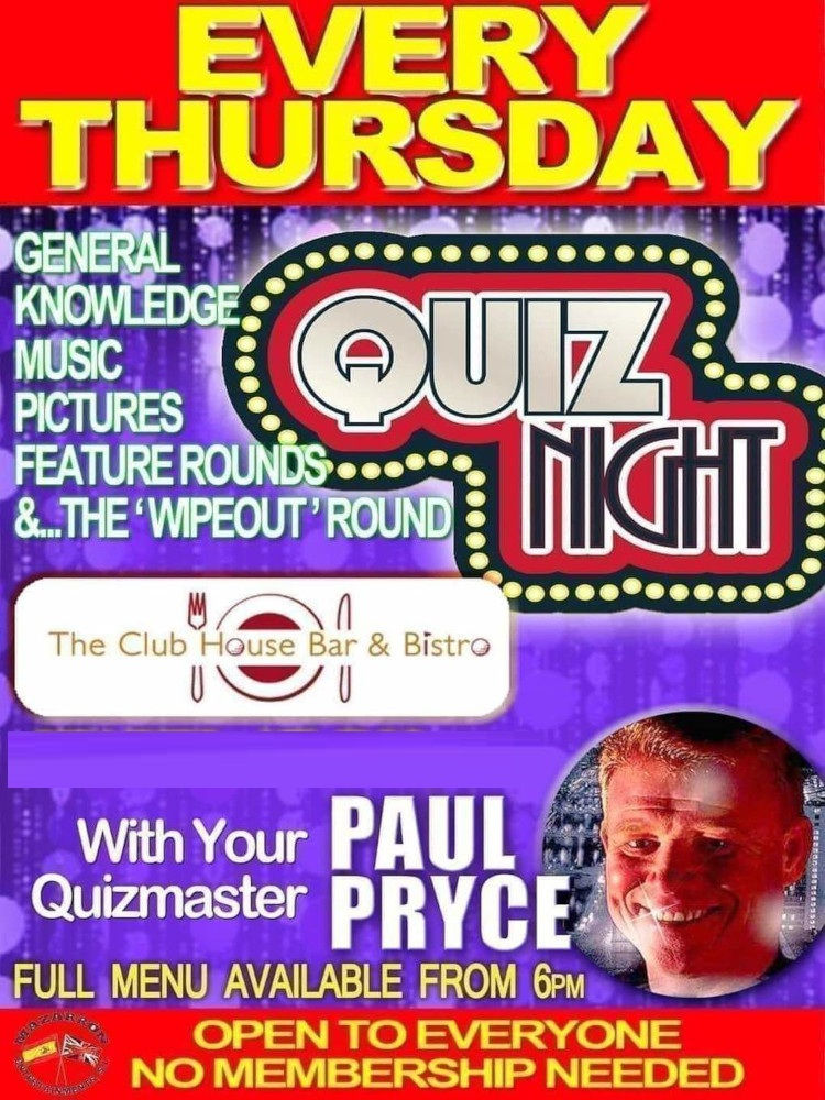 Poster for Quiz Night