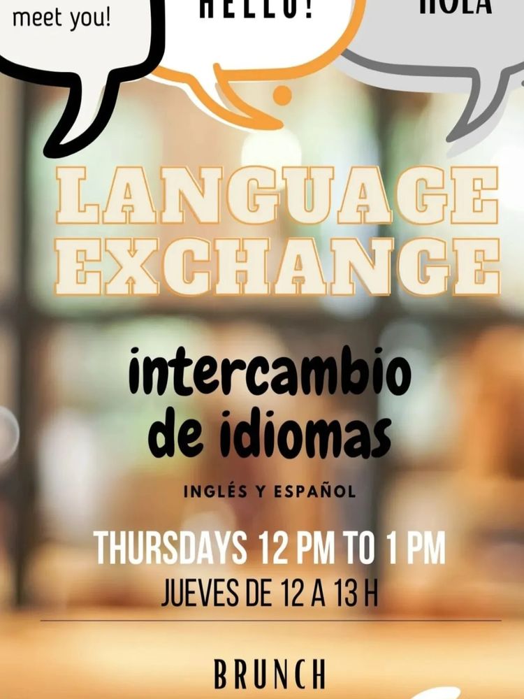 Poster for Language Exchange