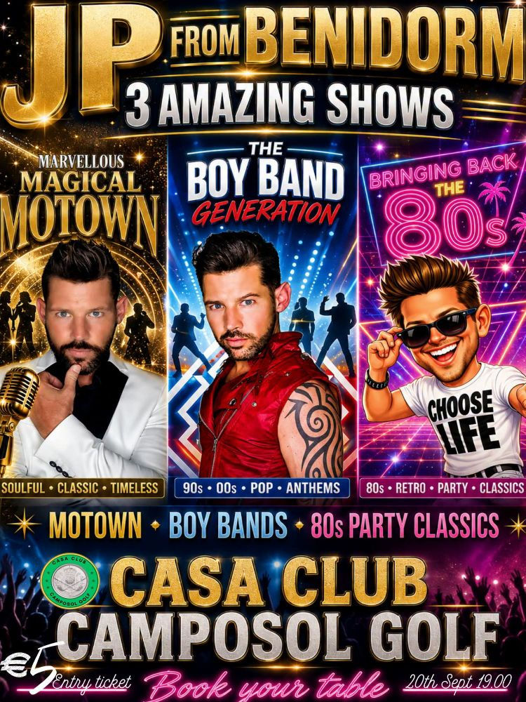 Poster for JP from Benidorm