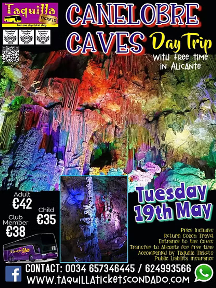 Poster for Canelobre Caves