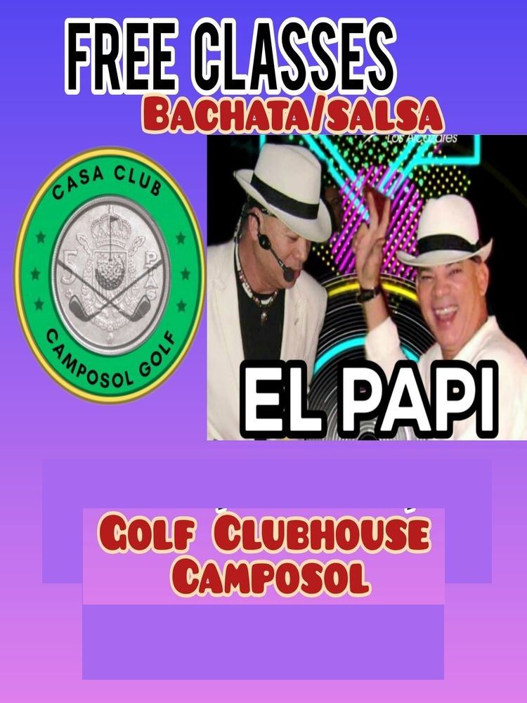Poster for Salsa/Bachata Classes