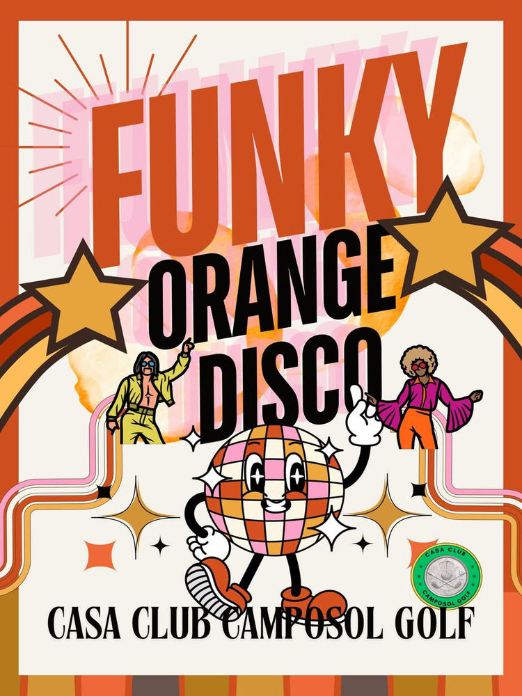 Poster for Funky Orange Disco